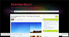 Desktop Screenshot of equestrianreality.com